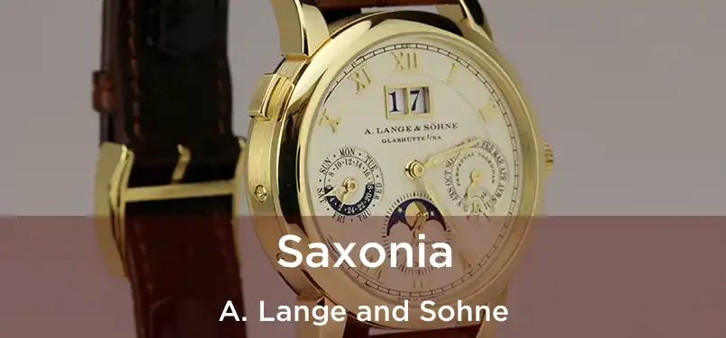  Saxonia A. Lange and Sohne